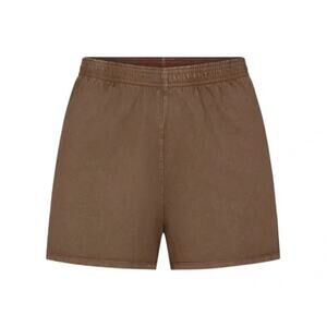 SKIMS Outdoor Drapey Sofi Shorts Pull On Classic Boxer Cocoa Brown NWT Size 4X